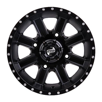 TUSK 4/156 Cascade Wheel 14x7 4.0 + 3.0 Matte Black for Kawasaki Teryx KRX4 1000 Lifted Edition 2025