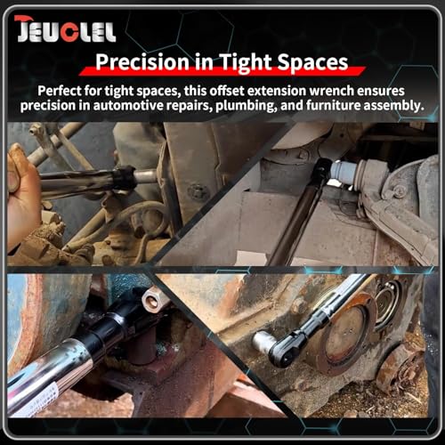 Offset Extension Wrench for Electric Drill, Impact Wrench Extender