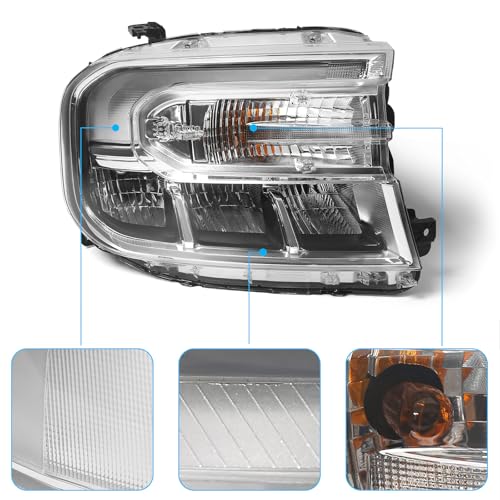 Headlight Assembly for Ford Maverick w/LED DRL 2022 2023 2024 RH - color: Right