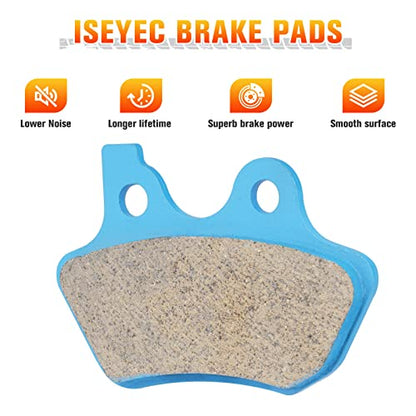 Front & Rear Ceramic Brake Pads for Harley Davidson Touring Softail Dyna