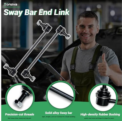 2PCS Front Sway Bar End Links for Lexus 2013 2014 2015 2016 2017 2018 ES300h, 2007 2008 2009 2010 2011 2012 2013 2014 2015 2016 2017 2018 ES350, for Toyota 13-18 Avalon, 07-17 Camry ‎‎K750123 - size: K750123-2PC