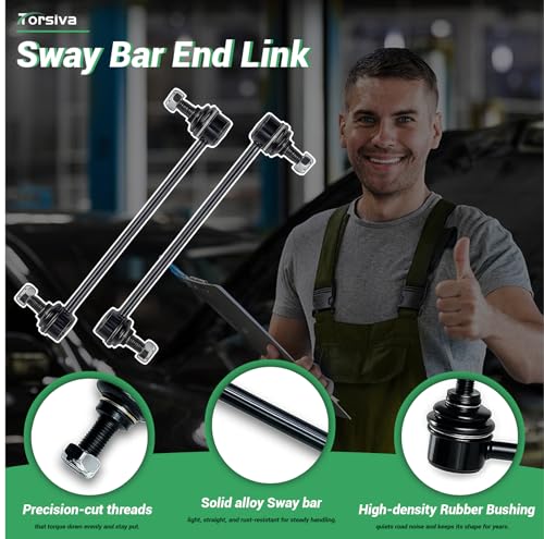 2PCS Front Sway Bar End Links for Lexus 2013 2014 2015 2016 2017 2018 ES300h, 2007 2008 2009 2010 2011 2012 2013 2014 2015 2016 2017 2018 ES350, for Toyota 13-18 Avalon, 07-17 Camry ‎‎K750123 - size: K750123-2PC