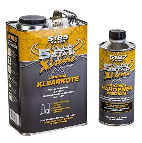 5 Star Extreme Original Urethane Clearcoat 5185 w/Medium Hardener 5187
