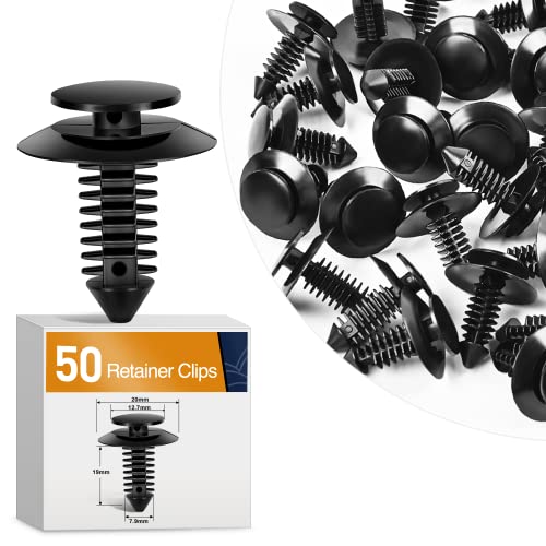GOOACC 50Pcs Door Trim Panel Retainer Automotive Rivet Retainer Fender Bumper Fasteners Clips Compatible with Ford Lincoln Mercury Bronco Mustang F150 F-250 F-350 OEM #N801925-S N802900-S - color: 50Pcs Door Trim Panel Retainer