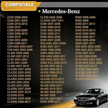 Engine Air Filter Replacement A2730940204 Compatible with Mercedes-Benz E350/C300/ML350/C240/GLK350/GL450/S550/E320/S430/C230 Select Models and More,Engine Air Filter for Car(2 PACK) - style: A 273 094 02 04