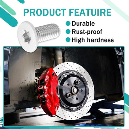 8PCS Brake Rotor Screw, Rotor Screws for Brake Discs - color: 8PCS