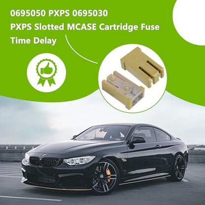 60A 32V Mini Slotted Automotive MCASE Shaped Cartridge Fuse Kit(Pack of 6pcs,60A) - style: 60A