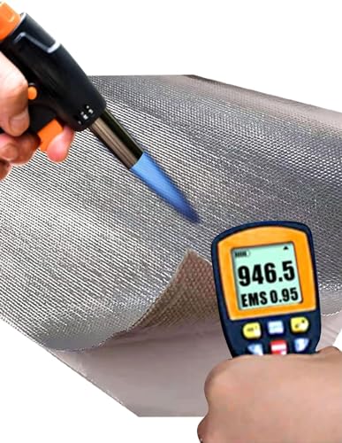 Heat Shield Adhesive Backed Heat Shield Heat Shield Material Heat Shield Automotive Heat Shield Mat Automotive Heat Shield Heat Shield Wrap,Fiberglass Thermal Insulation (12'' X 48’') - color: Silver, size: 12'' X 48’'