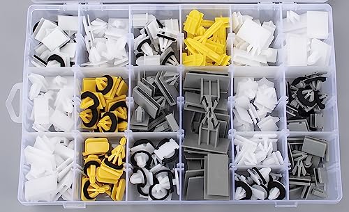 178pcs Body Side & Exterior Trim Rocker Molding Clips Assortment for GM Buick Cadillac Chevy GMC