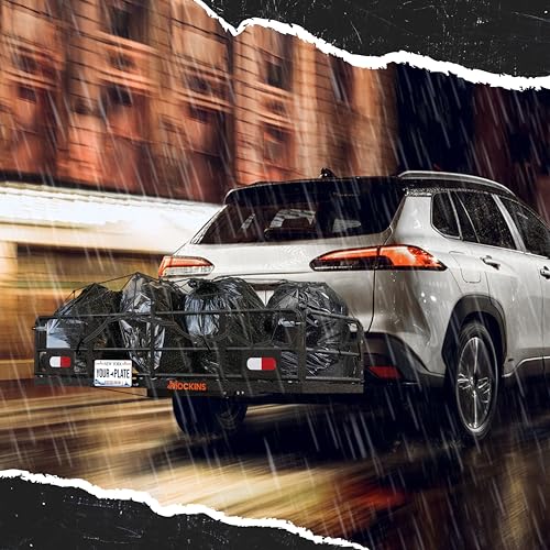 Mockins 50"x36" Large Cargo Net for Pickup Truck Bed, Roof Rack or Trailer - size: 50" x 36"