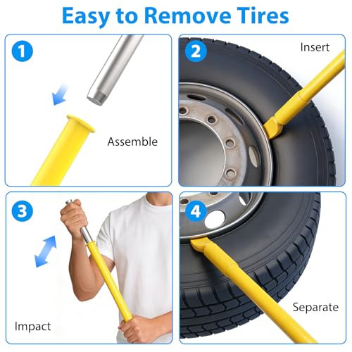 Tire Hammer Tire Bead Breaker with 46.3" Tire Bead Breaker