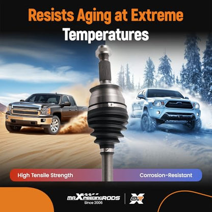 maXpeedingrods 2PCS Pair 2 Front CV Axle Assembly for Subaru Forester - size: for 66-7568-2PC