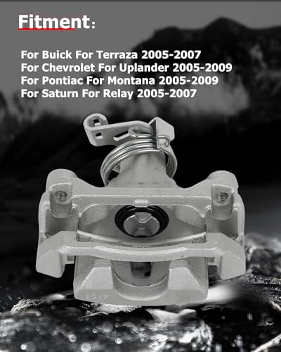 cciyu Rear Left Disc Brake Caliper w/Bracket 18B4944 - size: Rear Left[18B4944]