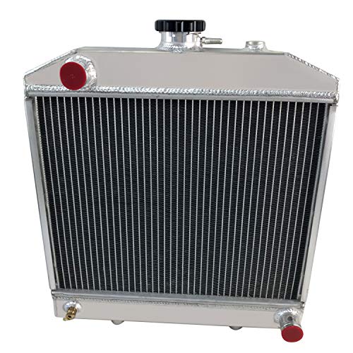 Primecooling 2 Row Core Aluminum Radiator for Ford,New Holland Compact Tractor 1000 1500 1600 1700 SBA310100031