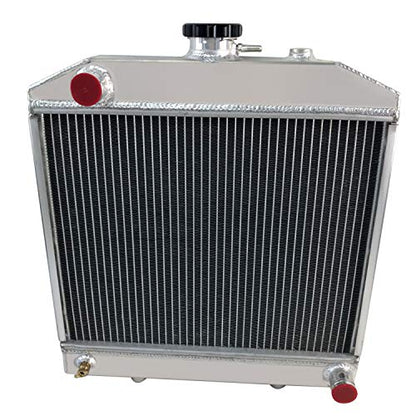 Primecooling 2 Row Core Aluminum Radiator for Ford,New Holland Compact Tractor 1000 1500 1600 1700 SBA310100031