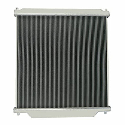 Radiator for 2003-2007 Ford Excursion F250 F350 F450 Super Duty 6.0L V8 Diesel, 4 Row Full Aluminium Radiator + 2 x 14 Inch Fans + Shroud + Thermostat Relay Kit - size: 4-Row Radiator Fan Relay Kit
