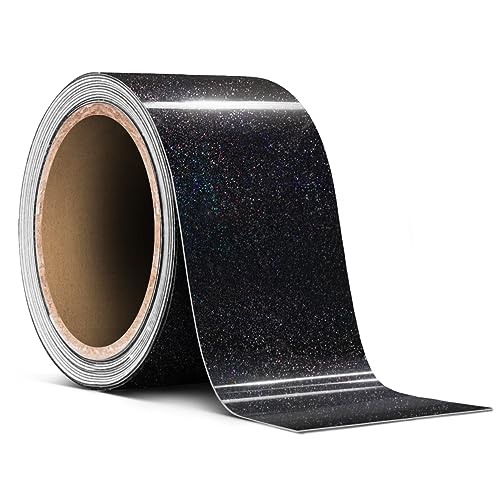 VViViD Rainbow Metallic Black Air-Release Adhesive Vinyl Pinstripe Tape Roll (2 Inch x 20ft) - size: 2” x 20ft