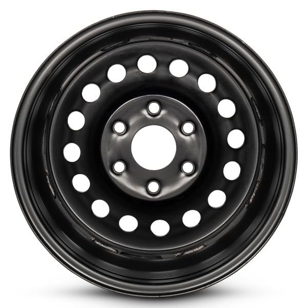 New Wheel 17x7.5 inch for 2007-2020 Chevrolet Tahoe Painted Black Steel Rim 6-139.7mm - size: 17x7.5 inch - New OEM Replacement
