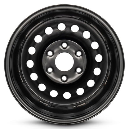 New Wheel 17x7.5 inch for 2007-2020 Chevrolet Tahoe Painted Black Steel Rim 6-139.7mm - size: 17x7.5 inch - New OEM Replacement