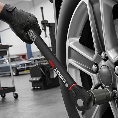9PCS 1/4" 3/8" 1/2" Drive Click Torque Wrench, 72 Teeth Dual-Direction Adjustable, ±3% Accuracy Click Torque Wrench Set for Car, Motorcycle Maintenance - size: 9pcs