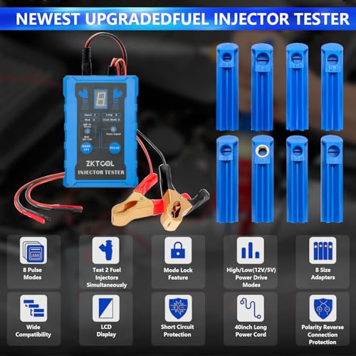 ZKTOOL Universal Fuel Injector Cleaner And Tester Kit