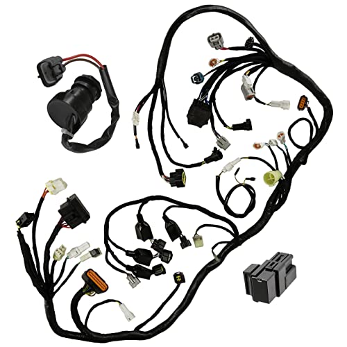 Caltric Wiring Harness Switch Key Relay Compatible with Yamaha Raptor 700 YFM700 2015 2016 2017 2018 2019 2020