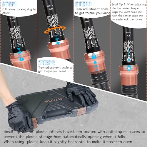 Torque Wrench Set 1/4 3/8 1/2-Inch Drive 20-240in.lb 5-50&10-170ft.lb - size: 1/4 3/8 1/2" 20-240IN.LB,5-50,10-170FT.LB