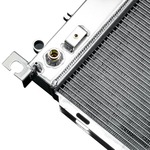 3 Row Radiator Compatible for 2014-2020 Chevy Silverado 1500 Tahoe GMC Sierra Yukon 6.2 5.3 V8 Aluminum Truck Radiators (3 Core Radiator)