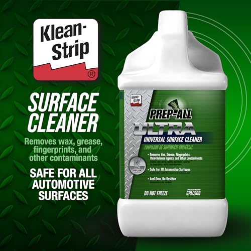KLEAN-STRIP Prep-All ULTRA Universal Surface Cleaner, Low VOC, Automotive Multi-Surface Cleaner, Wax & Grease Remover, Paint Prep, Non-Flammable, 1 Gallon
