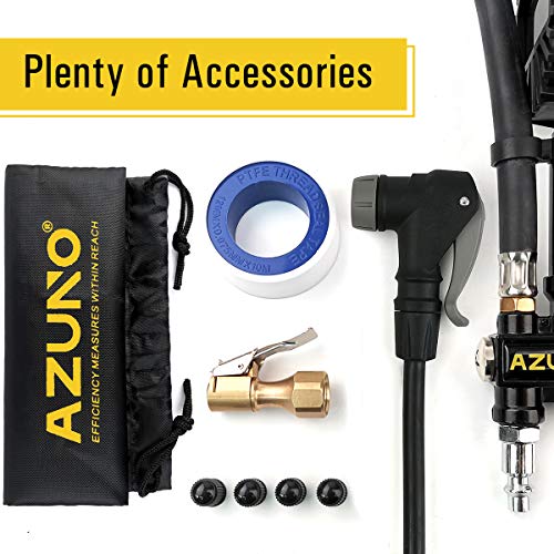 AZUNO Digital Bicycle Tire Inflator Gauge, Auto-Select Presta & Schrader - size: Digital