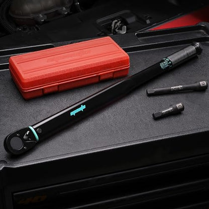 EPAuto 1/2-Inch Drive Click Torque Wrench, 25-250 ft-lb/33.9-338.9 Nm, Black - size: 1/2-Inch Drive 25-250 ft-lb