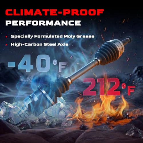 Betthand Front CV Axle Set Fit for 2003-2008 Toyota Corolla 665218 665220 - size: 665218+665220