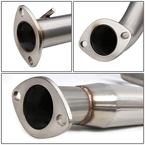 Auto Dynasty 4" Oval Catback Exhaust System For 2005-2010 Chevy Cobalt - color: Round Tip