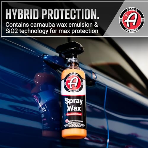 Adam's Polishes Spray Wax Kit - Advanced Carnauba Car Wax | Car Spray Polish | During Car Wash Paste Wax Clay Bar & Buffer Polisher For Ultimate Protection On Paint Wheels Windows | Cleaning Supplies - size: Collection