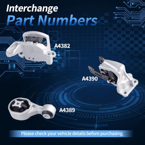 Engine Mount Compatible with 2019-2024 NIS Altima 2.5L - size: 2019-2023 Altima 2.5L
