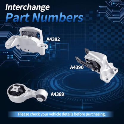 Engine Mount Compatible with 2019-2024 NIS Altima 2.5L - size: 2019-2023 Altima 2.5L