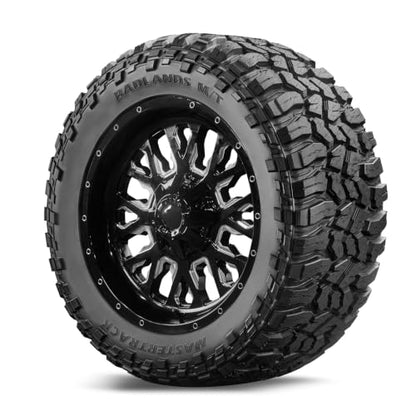 Set of 4 (Four) Mastertrack Badlands M/T 33X12.50R24LT 106Q 12 Ply Tires - size: 33X12.50R24LT 12 Ply