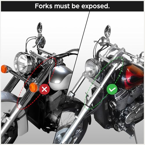 TCT-MOTORPARTS ABS Front Outer Batwing Fairing Windscreen w/Mount Blacket Fit For Harley Touring Softail Dyna Road King 1994-2016 Fat Boy Street Bob Yamaha V Star 650 1100 classic Suzuki - style: Fairing+Clear Windshield+Bracket