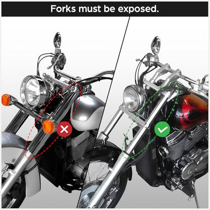 TCT-MOTORPARTS ABS Front Outer Batwing Fairing Windscreen w/Mount Blacket Fit For Harley Touring Softail Dyna Road King 1994-2016 Fat Boy Street Bob Yamaha V Star 650 1100 classic Suzuki - style: Fairing+Clear Windshield+Bracket