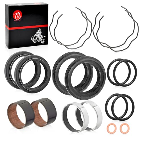 Fork Bushing Dust Oil Seals Kit For Yamaha V-Star 650 950 1100 1300 XVS650 XVS950 XVS1100 XVS1300 MT07 FZ07 XSR 700