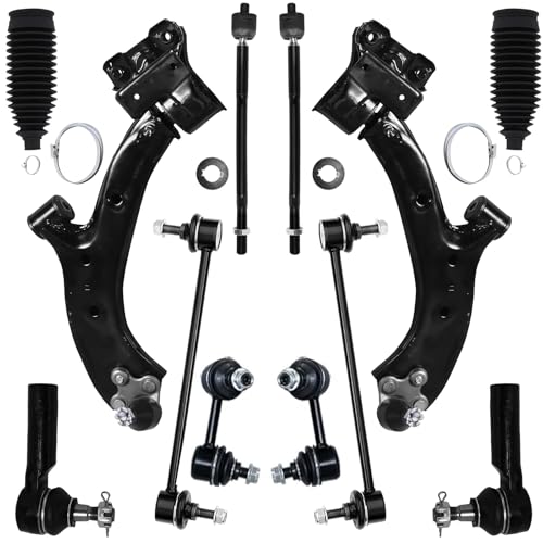 12Pcs Suspension Kit Control Arm Ball Joint for Honda CR-V 2007-2011