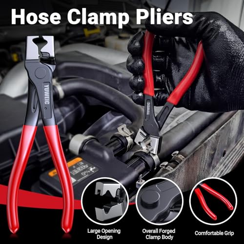 5 PCS Electrical Disconnect Pliers - Electrical Disconnect Pliers Set Locking Tab Disconnect for Car Sensors, Wiring Harnesses - size: 5