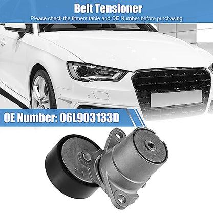 X AUTOHAUX Accessory Drive Belt Tensioner Assembly for Audi A3 1.8L 2015-2016 for Audi A3 Quattro 2.0L 2015-2016 2.0L No.06L903133D
