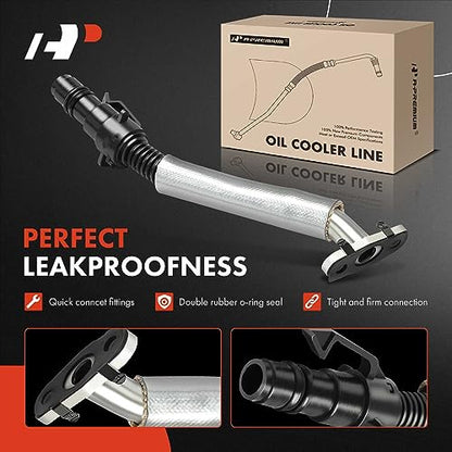 A-Premium Turbocharger Turbo Oil Return Pipe Tube - style: Turbo Oil Return Pipe Tube