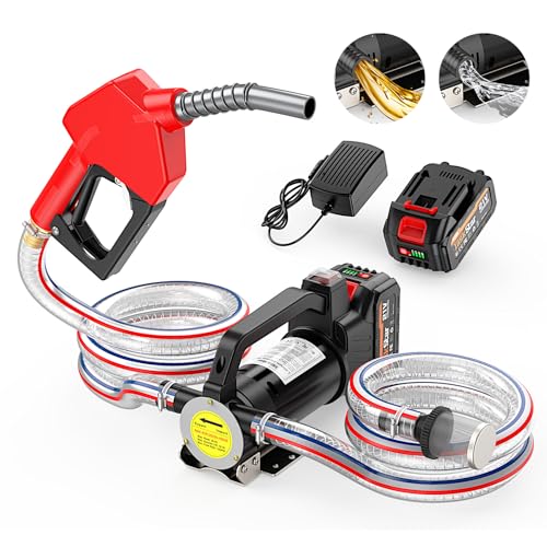TaskStar Fuel Transfer Pump Battery Powered, for Water Diesel Kerosene