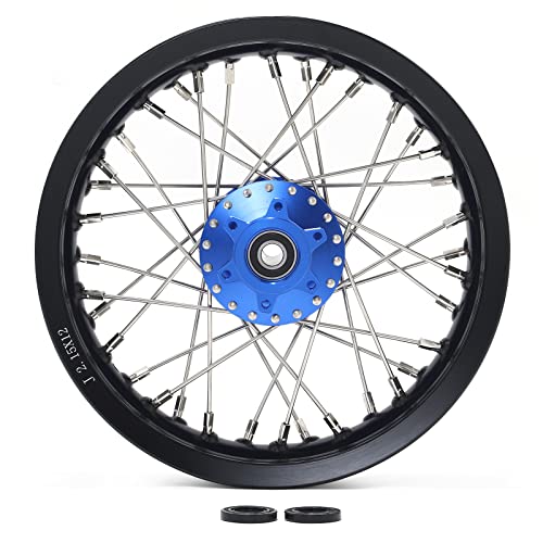 TOFR 12" x 2.15" Front Rear Wheels Rims Hubs for Talaria Sting Talaria XXX - color: Blue, size: 12" 12" Front Rear