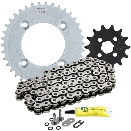 NICHE Drive Sprocket Chain Combo for Honda CRF110F Front 14 Rear 38 Tooth 420 O-Ring 86 Links - size: O-Ring Chain