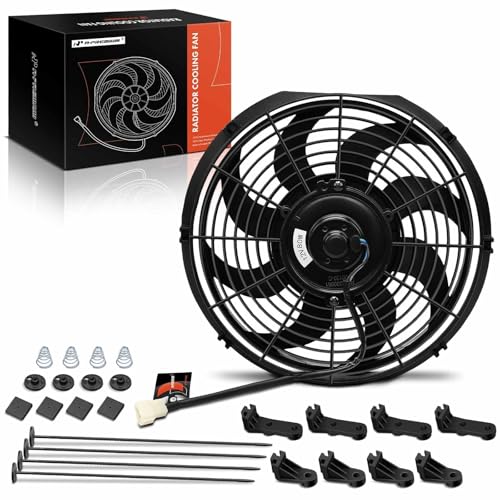 A-Premium 12'' 12 inch Slim Universal Electric Cooling Fan Assembly - style: 12 inch