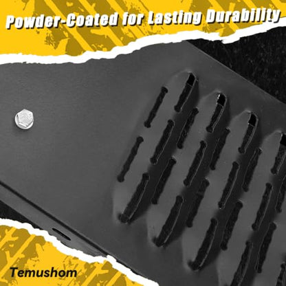 Temushom 83" Black Series Folding Truck Ramps, 1000 Lbs Capacity, 2 Pcs - size: Black-83'' L-Usable Height: under 30''
