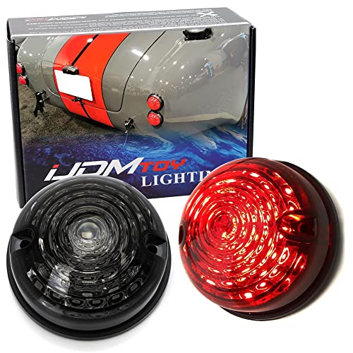 iJDMTOY Universal Flush Mount LED Marker Lights For Car/Truck/Motorcycle - style: Smoked Lens